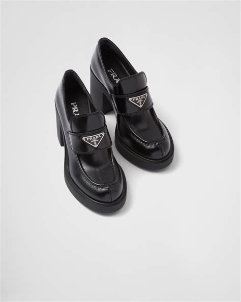 prada heeled loafer